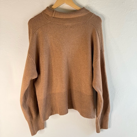 A New Day Camel Mockneck Sweater Size Large - Picture 7 of 8
